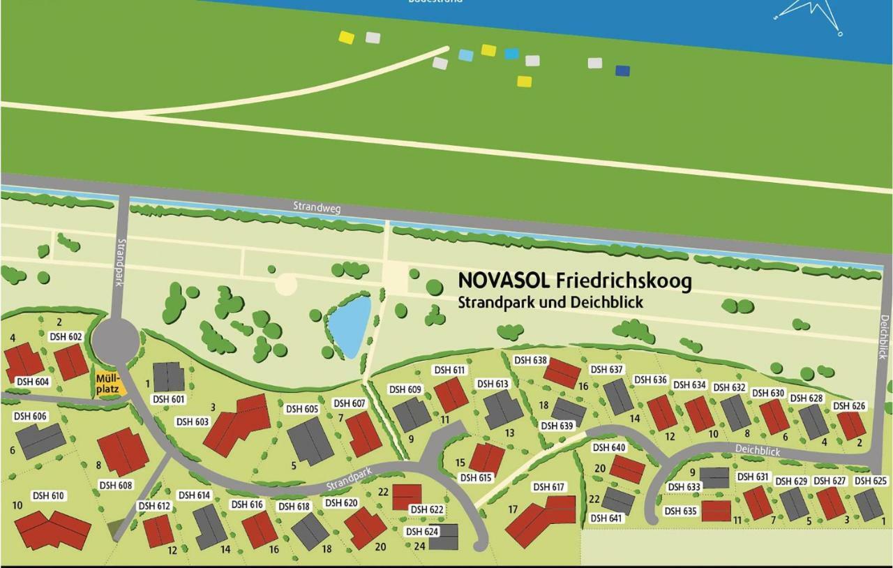 Friedrichskoog-Deichblick 7 Villa Eksteriør bilde